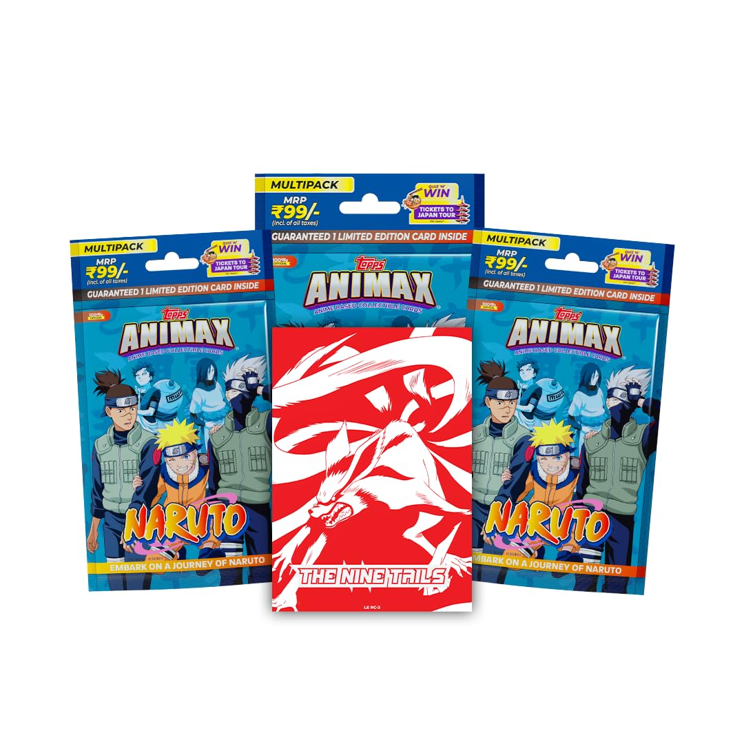 Topps Animax 2024 Official Naruto Collectible Card Game (Multipack